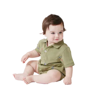 Baby Boys Alec Jumper - Sports Embroidery