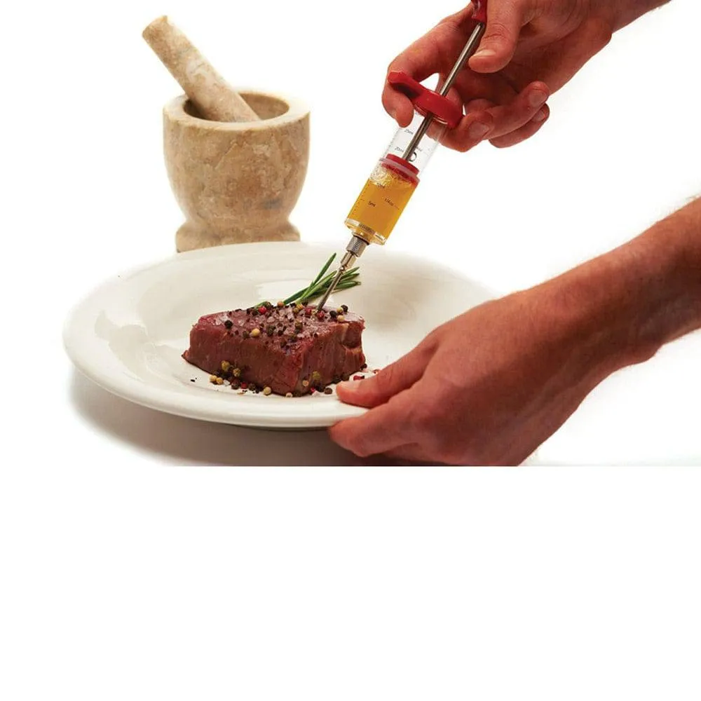 BBQ Meat Flavor Injector Kithen Sauce Marinade Syringe