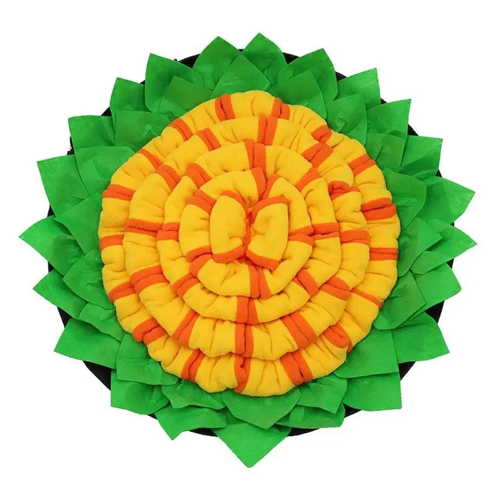 Bite-resistant Foldable Anti-slip Dog Puzzle Hide Food Snuffle Mat