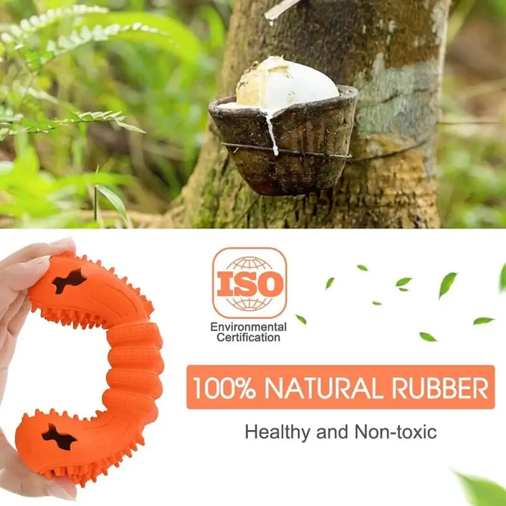 Bite Resistant Safe Food Dispensing Rubber Dog Chew Toys for Small Medium Large Dogs