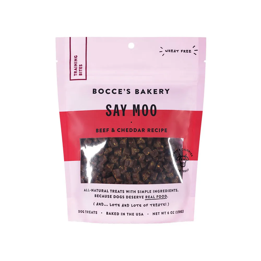 Bocces Bakery Dog Training Say Moooo 6oz (3pack)