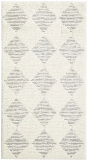 Marigold Aylin Diamond Ivory Rug - Neutral Modern Style