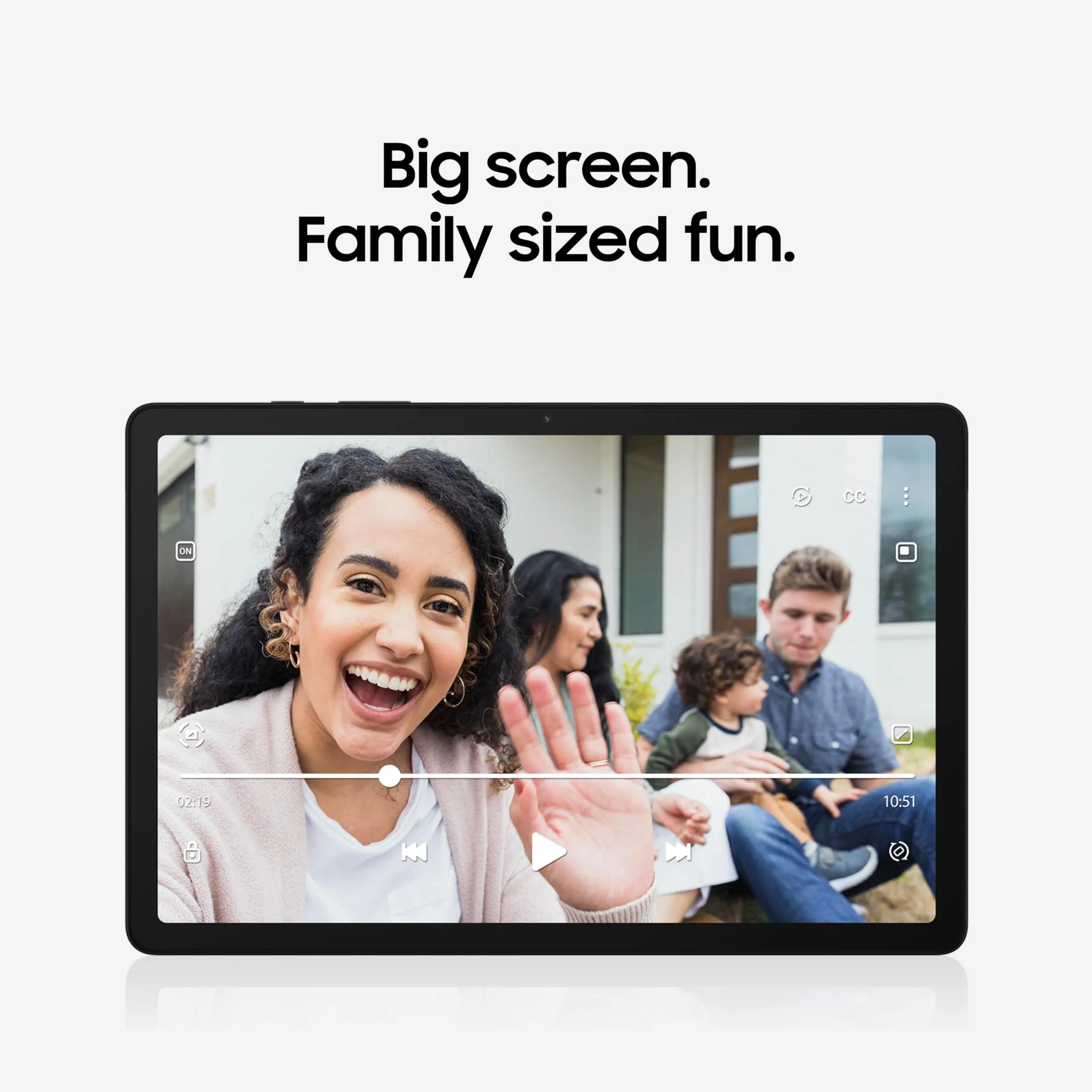 Samsung Galaxy Tab A9  Plus 11 128GB Android Tablet, Big Screen, Quad Speakers, Upgraded Chipset, Multi Window Display, Slim, Light, Durable, Kids Friendly Design, US Version, 2024, Silver