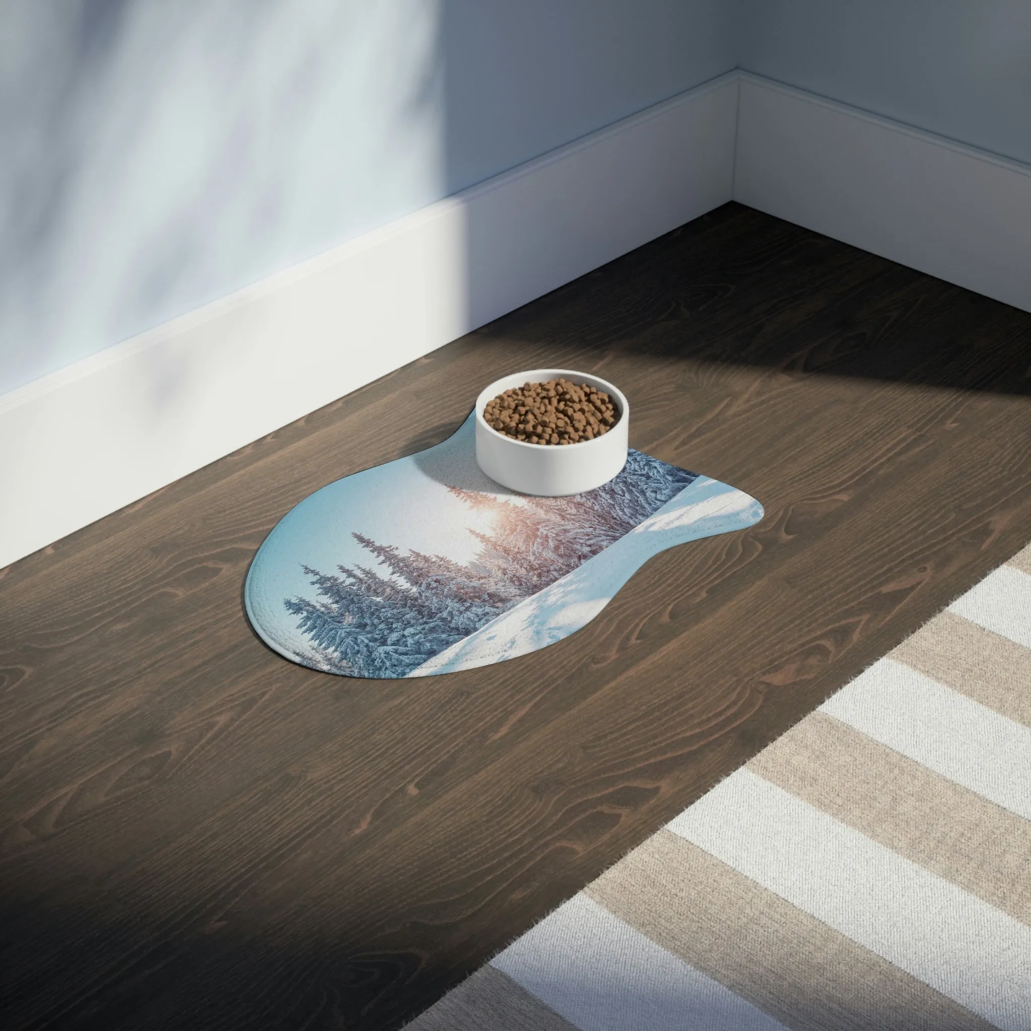 Snowscape - Pet Feeding Mats