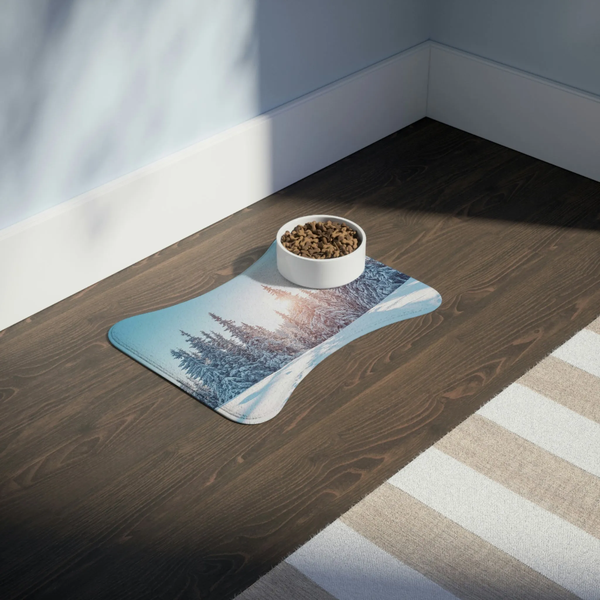 Snowscape - Pet Feeding Mats