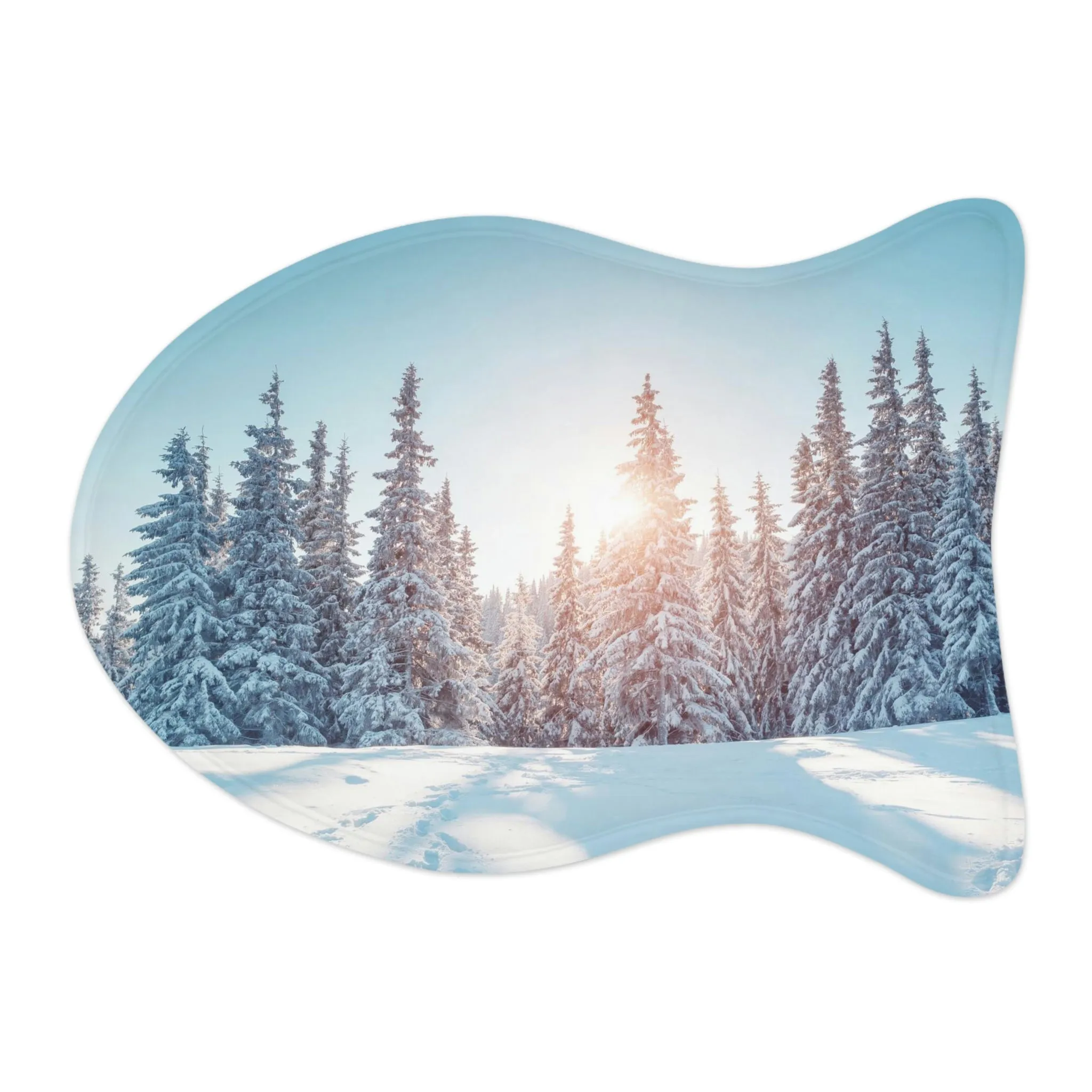 Snowscape - Pet Feeding Mats
