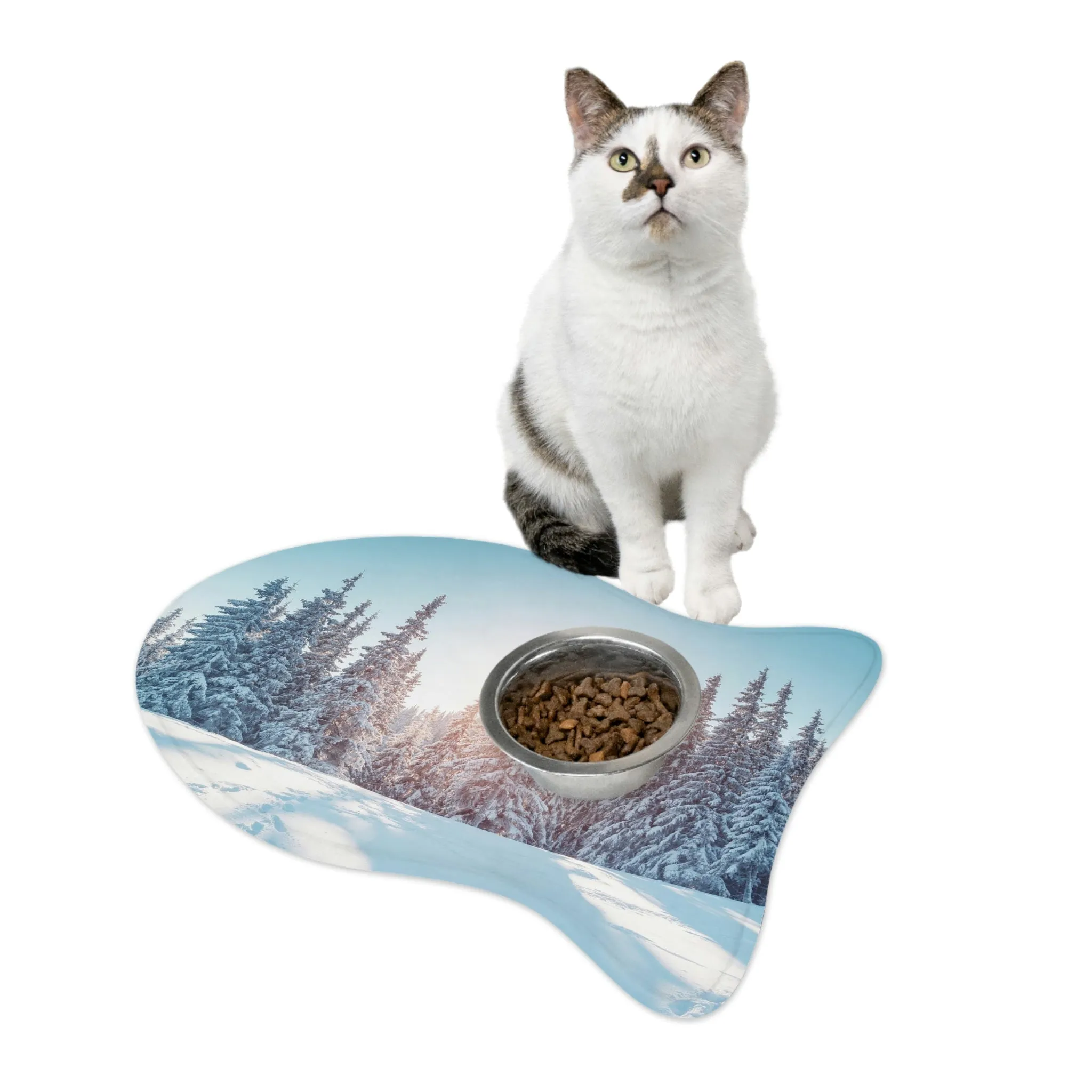 Snowscape - Pet Feeding Mats